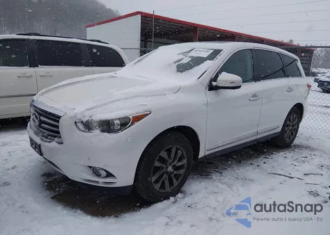 2013 Infiniti Jx35 z USA, uszkodzony, nr VIN 5N1AL0MM8DC316819